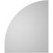 Ekena Millwork Quarter Round Top Right Surface Mount PVC Gable Vent w/ 2"W x 1-1/2"P Brickmould Frame, 30"W x 36"H GVPQR30X3602SN - alternate 5